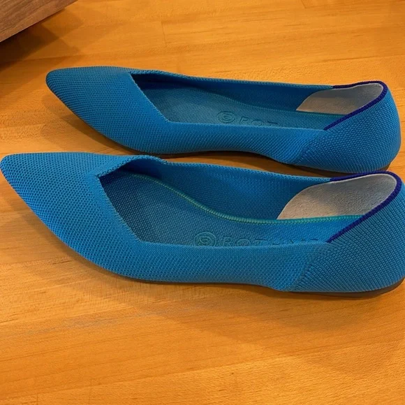 Rothy's The Point Blue Size 8.5 (no packaging included) - Picture 7 of 8